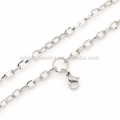 Neuer Entwurfs-Edelstahl 30 &#39;&#39; langer flacher silberner hängende Halskettenschmucksachegroßverkauf